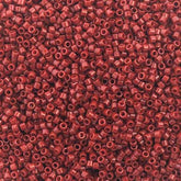 Delica 11/0 RD #2126 Duracoat Opaque Dyed Dusty Red 5.2g Vial